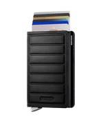 Premium Slimwallet Emboss Lines Black
