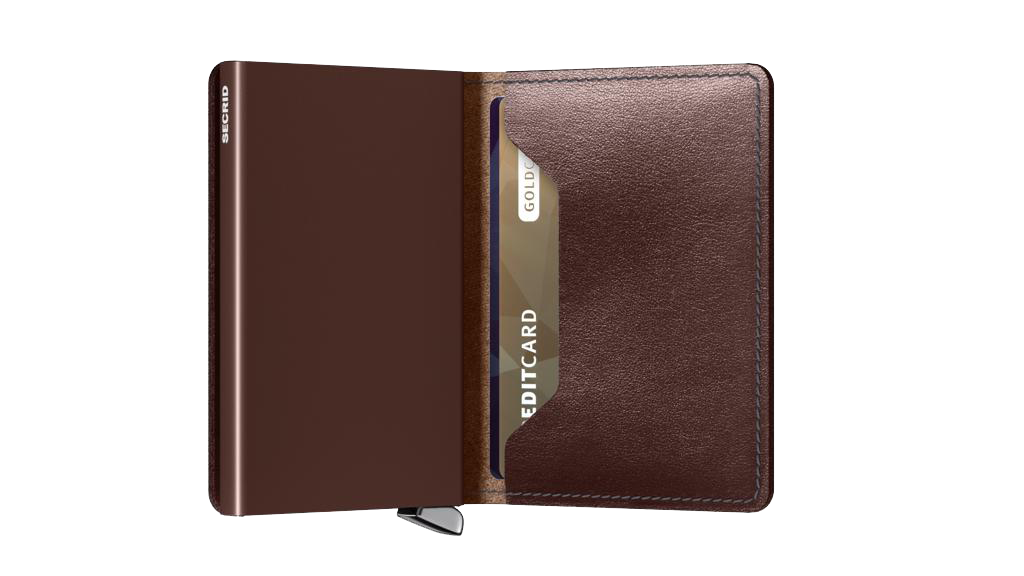 Premium Slimwallet Dusk Dark Brown