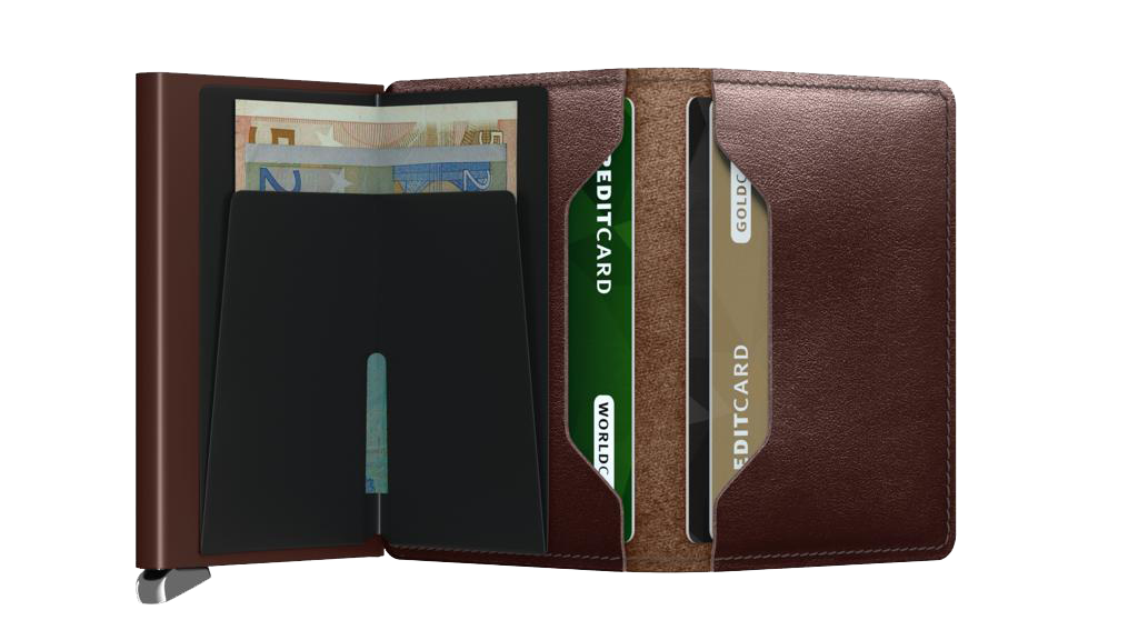 Premium Slimwallet Dusk Dark Brown