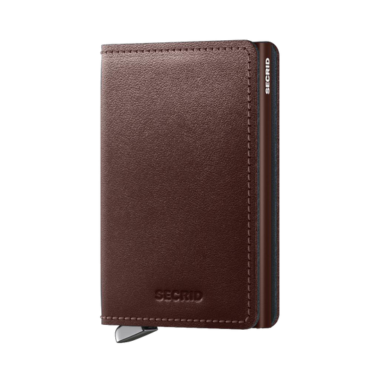 Premium Slimwallet Dusk Dark Brown