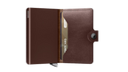 Premium Miniwallet Dusk Dark Brown