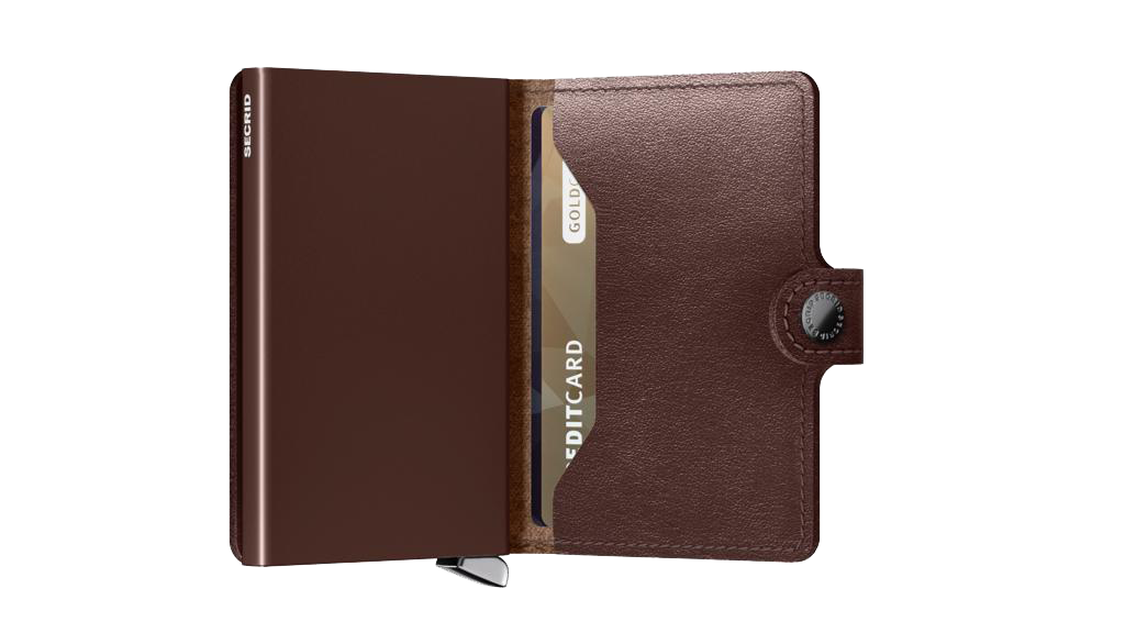 Premium Miniwallet Dusk Dark Brown