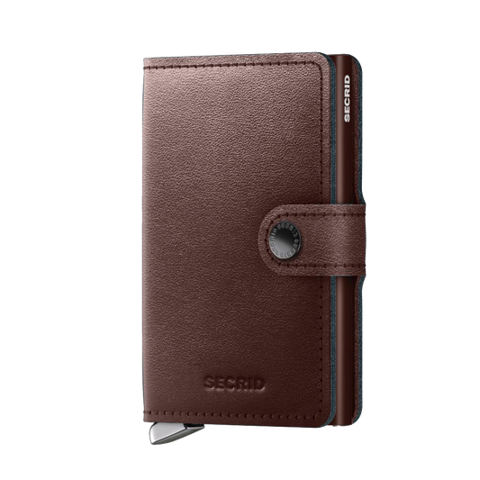 Premium Miniwallet Dusk Dark Brown