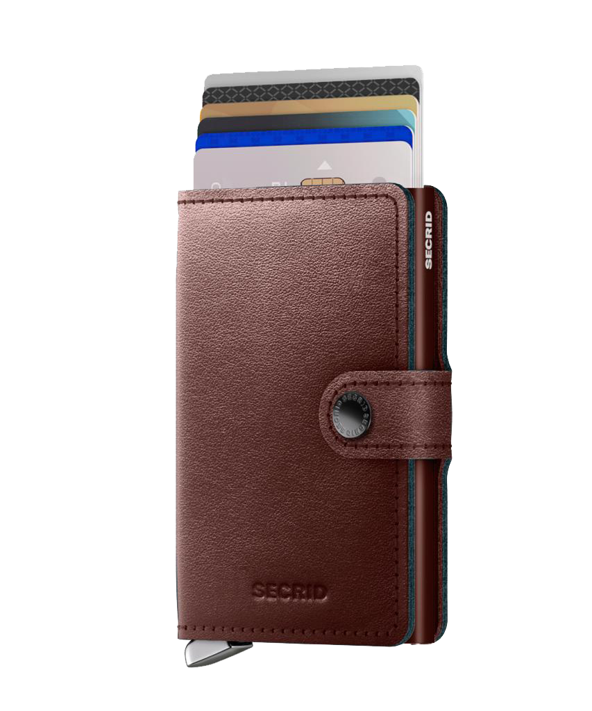 Premium Miniwallet Dusk Dark Brown