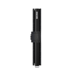 Premium Miniwallet Emboss Lines Black