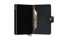 Premium Miniwallet Emboss Lines Black