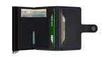 Premium Miniwallet Emboss Lines Black
