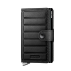 Premium Miniwallet Emboss Lines Black